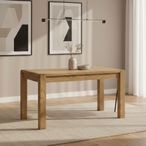 Bergen Extending Dining Table - 2-6 Seater - 135cm-175cm - Oak 