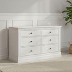 Bordeaux Wide Chest - 6 Drawer - Cotton