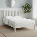 Bordeaux Slatted Bed - Cotton - Sizes Available