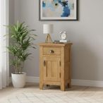 Burford Telephone Table - 1 Door - 1 Drawer - Oak