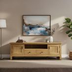 Burford TV Unit - 180cm - Oak