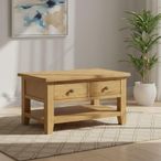 Burford Coffee Table - 2 Drawer - Oak