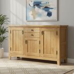 Burford Medium Sideboard - 3 Door - Oak