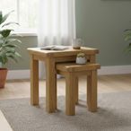 Normandy Nest of Tables - Set of 2 - Oak