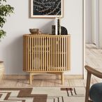 Soho Cupboard - 2 Door - Slatted - Oak