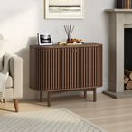 Soho Sideboard - 2 Door - Slatted Small - Dark Oak