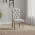 Salcombe Chelsea Dining Chair - Set of 2 - Natural Fabric