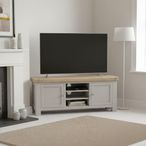 Salcombe TV Unit - 2 Door - Grey Oak