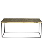 Akola Coffee Table - Glass and Gold