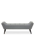 Alea Hall Bench - Grey Fabric