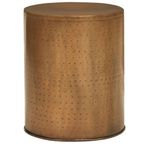 Arti Side Table - Round - Antique Brass Effect