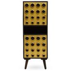 Arti Tall Cabinet - 2 Door - Black - Mango Wood