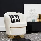 Biarritz Accent Chair - Off White Fabric