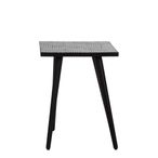 Boho Side Table - Black Bone Inlay - Square