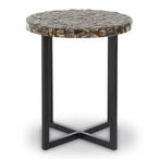 Branna Side Table - Round - Mother of Pearl