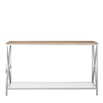 Chiswick Console Table - Oak and Metal
