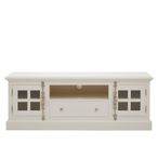 Covent TV Unit - Storage - White Mahogany Wood