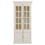 Covent Display Unit - 4 Door - White Mahogany Wood