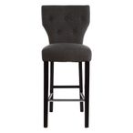 Decatour Barstool - Set of 2 - Grey Fabric