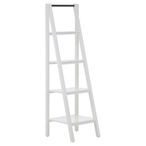 Dayak Shelving Unit - Open Ladder - White Wood