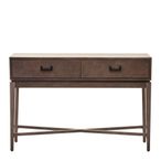 Dimaro Console Table - 2 Drawer - Elm Wood
