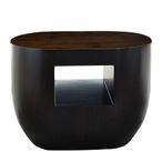 Gabelle Coffee Table - Oval - Small - Dark Bamboo Wood