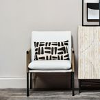 Gilden Dining Armchair - White Fabric