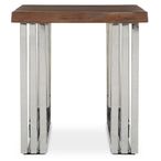 Hampstead Side Table - Square - Acacia Wood and Metal