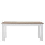 Hampstead Dining Table - 6 Seater - 180cm - Oak and White