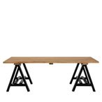 Hampstead Coffee Table - Pine Wood and Metal