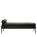 Harley Day Bed - Dark Grey Linen Fabric