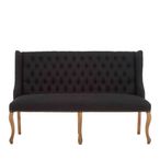 Harrison Sofa - 2 Seater - Black Fabric