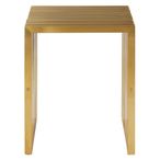 Horizon Side Table - Square - Gold Metal