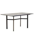 Imperia Dining Table - 6 Seater - 150cm - Grey Ceramic