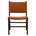 Inca Chair - Antique Brown Leather with Teak Wood