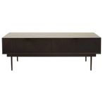 Jakara Coffee Table - 2 Drawer - Black Wood