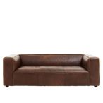 King Sofa - 3 Seater - Brown Leather - Mexico