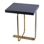 Lena Side Table - Square - Black Oak