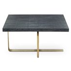 Lena Coffee Table - Square - Black - Oak