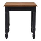 Loire Side Table - Square - Black and Oak