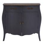 Loire Sideboard - 2 Door - Small - Dark Grey - 90cm