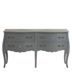 Loire Chest - 4 Drawer - Wide - Dark Grey