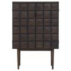Lucca Hall Cabinet - 2 Door - Dark Oak