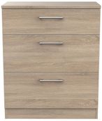 Devon Oak Effect 3 Drawer Deep Chest
