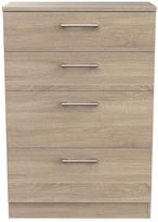 Devon Oak Effect 4 Drawer Deep Chest