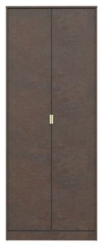 Diego Copper and Gold 2 Door Plain Tall Wardrobe