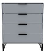 Diego Grey 4 Drawer Chest
