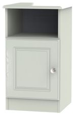 Crystal Cashmere 1 Door Bedside Cabinet
