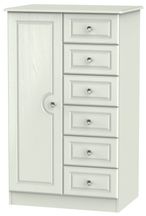 Crystal Cashmere 1 Door Midi Wardrobe