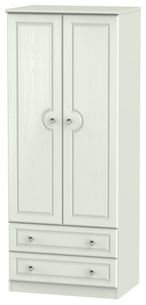 Crystal Cashmere 2 Door 2 Drawer Double Wardrobe